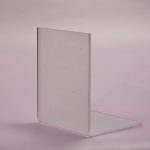 Rectangle Earring Display – Frost