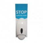 Wall Mounted Hand Sanitiser Station with Graphic