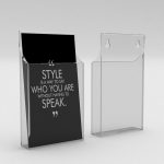 A4 Leaflet Holder / Brochure Dispenser  – Wall Mounted