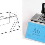 Acrylic Display Plinth with ticket holder 149mm (W) –  half price