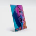 A6 Portrait Freestanding Poster Holder