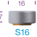 Stand Off S16 7mm x 16mm Satin