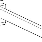 Metal Shelf Bracket Horizontal: Grey – 350mm (D) Save 65%