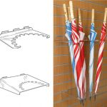 Slatwall Umbrella Display Stand – Base Support – save 30%