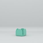 Small Stationery Holder. Spearmint Green