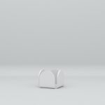 Small Stationery Holder. Moonlight White